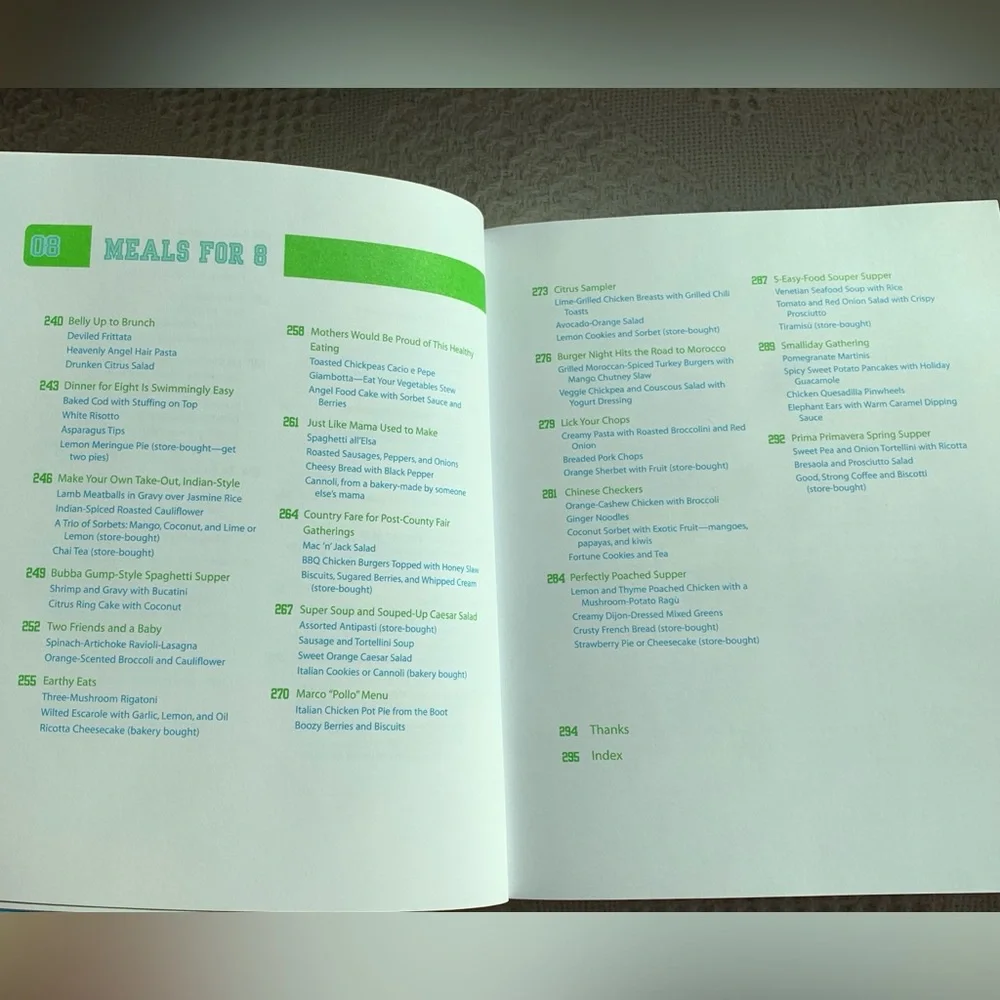 Rachael Ray 2,4,6,8 Great Meals for Couples or Crowds a 30-Minute Meal Cookbook